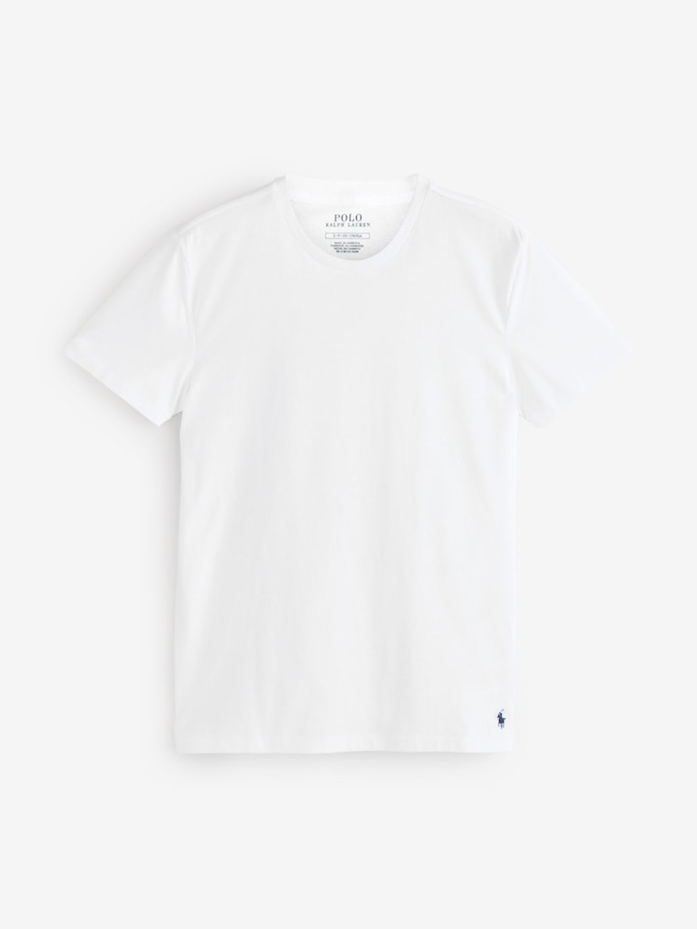 Polo by Ralph Lauren White Crew Neck Men's T-Shirt Xlarge